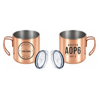 Thumbnail for Auster AOP.6 - Portable Mug - Tag + Name - Copper