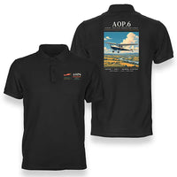 Thumbnail for Auster AOP.6 - Poster - Double-Side Polo - Black