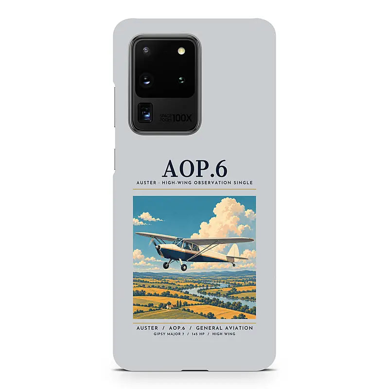 Auster AOP.6 - Poster - Samsung Case - Light Gray