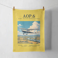 Thumbnail for Auster AOP.6 - Poster - Towel - Yellow