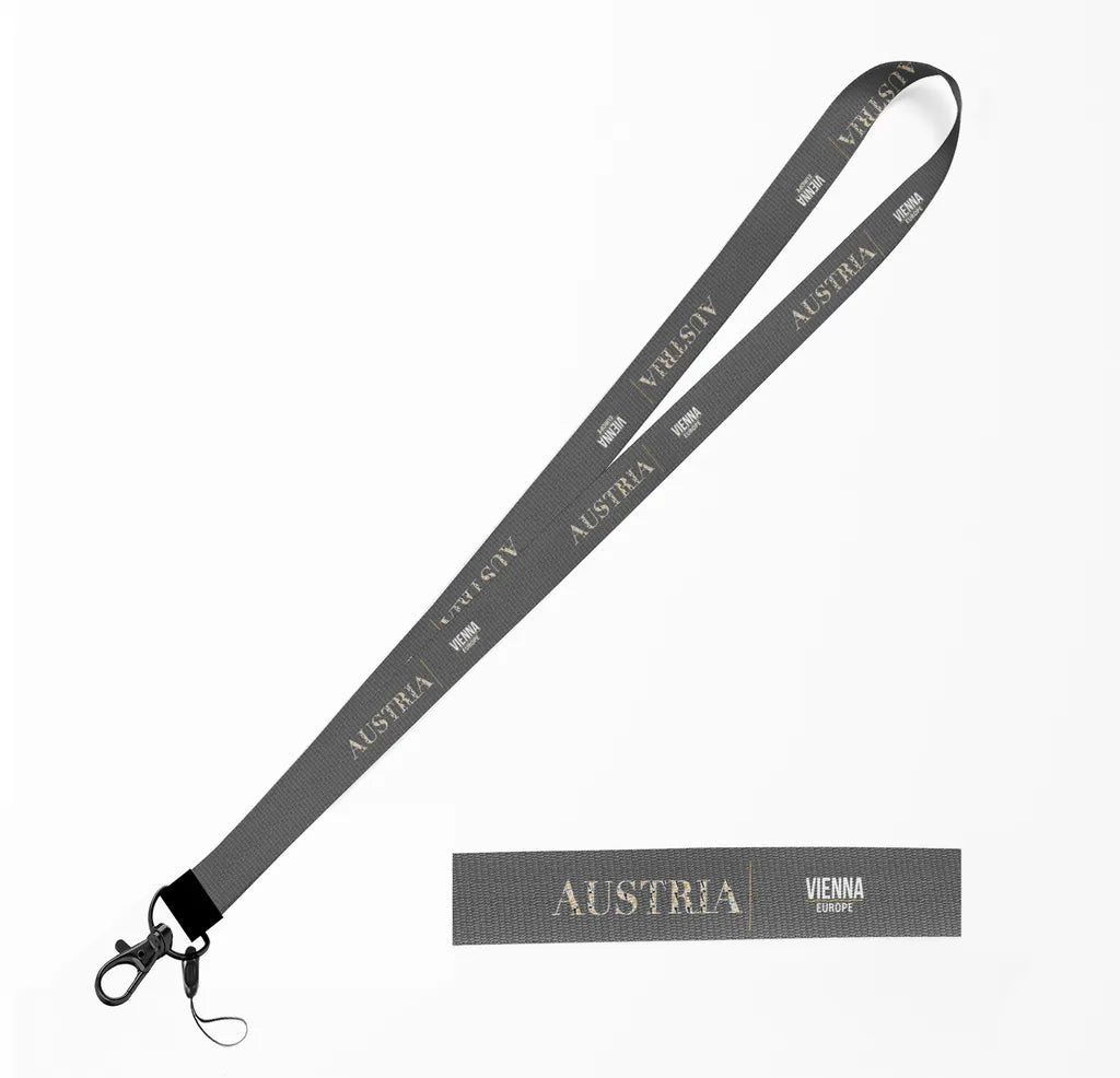 Austria Country Series lanyard - gray