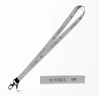 Thumbnail for Austria Country Series lanyard - light gray