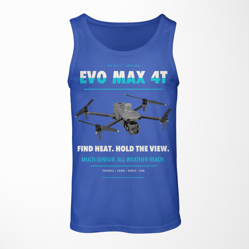 Autel EVO Max 4T design on blue tank top