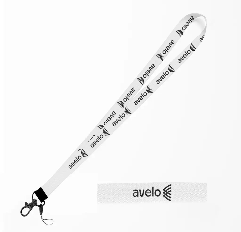 Avelo Airlines lanyard - white