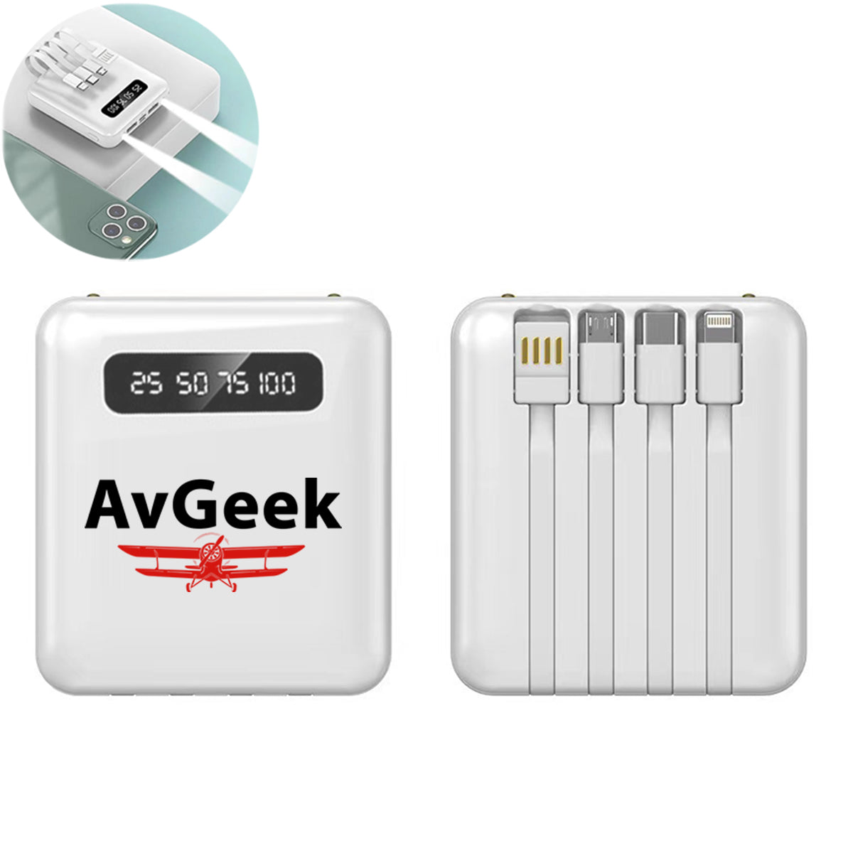 Avgeek Designed 10000mAh Quick Charge Powerbank