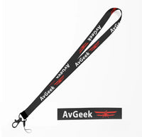 Thumbnail for Avgeek lanyard - black
