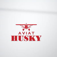 Thumbnail for Aviat Husky A-1C-180 - Heritage Die-Cut - Red - Die-Cut - Close-up