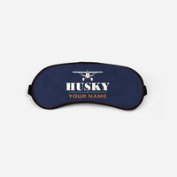 Thumbnail for Aviat Husky A-1C-180 - Heritage + Name - Sleep Mask - Navy Blue