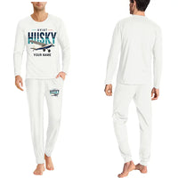 Thumbnail for Aviat Husky A-1C-180 - Men Pajamas - Original Chest + Name - White