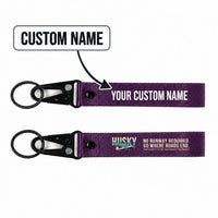 Thumbnail for Aviat Husky A-1C-180 Hawk-Shaped Key Chains - Purple - Original - Personalized