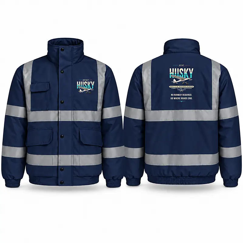Aviat Husky A-1C-180 Reflective Winter Jackets - Original - Navy Blue