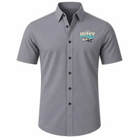 Thumbnail for Aviat Husky A-1C-180 - Short Sleeve Shirt - Original - Gray