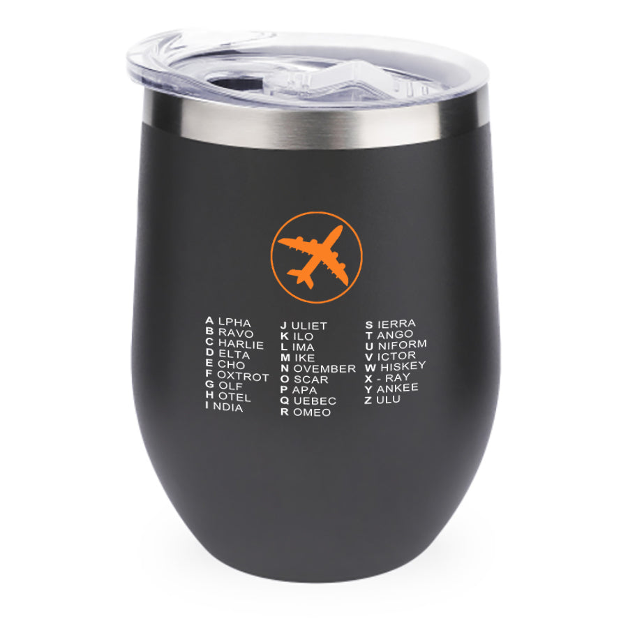 Aviation Alphabet 2 Designed 12oz Egg Cups