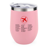 Thumbnail for Aviation Alphabet 2 Designed 12oz Egg Cups