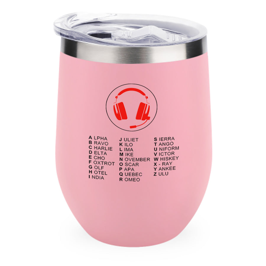 Aviation Alphabet 3 Designed 12oz Egg Cups