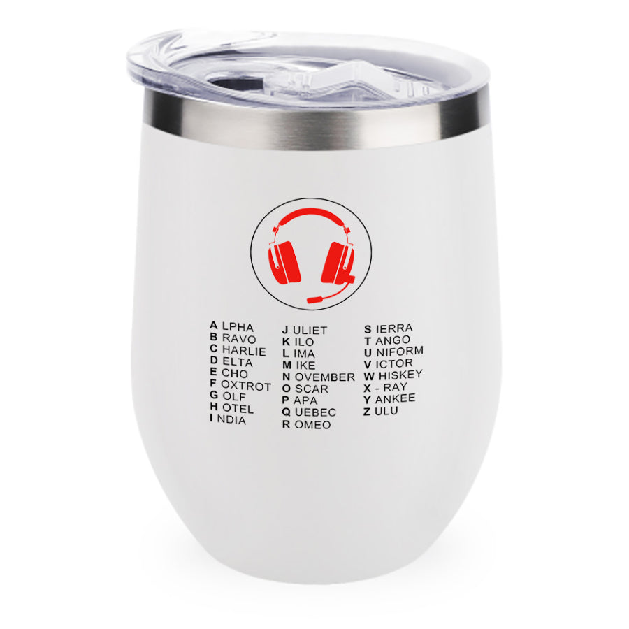 Aviation Alphabet 3 Designed 12oz Egg Cups