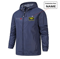 Thumbnail for Aviation Heartbeats Designed Rain Jackets & Windbreakers