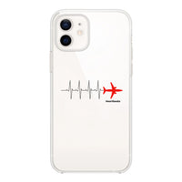 Thumbnail for Aviation Heartbeats Designed Transparent Silicone iPhone Cases