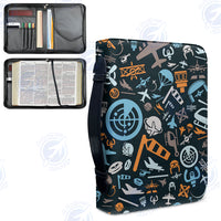 Thumbnail for Aviation Icons Designed PU Accessories Bags