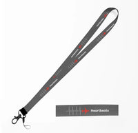 Thumbnail for Aviation Heartbeats lanyard - gray