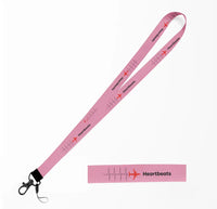 Thumbnail for Aviation Heartbeats lanyard - pink