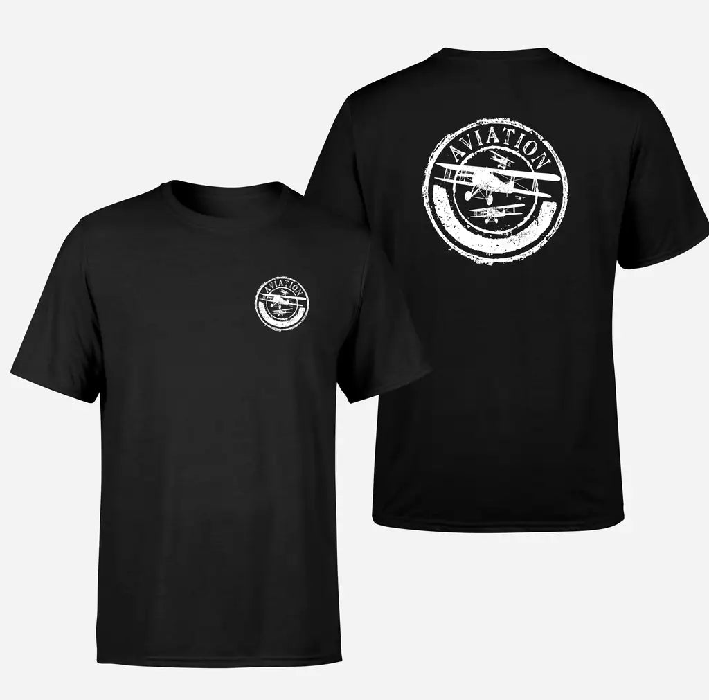 Aviation Lovers design on black double side