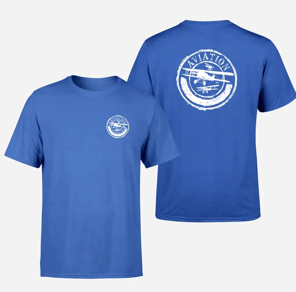 Aviation Lovers design on blue double side