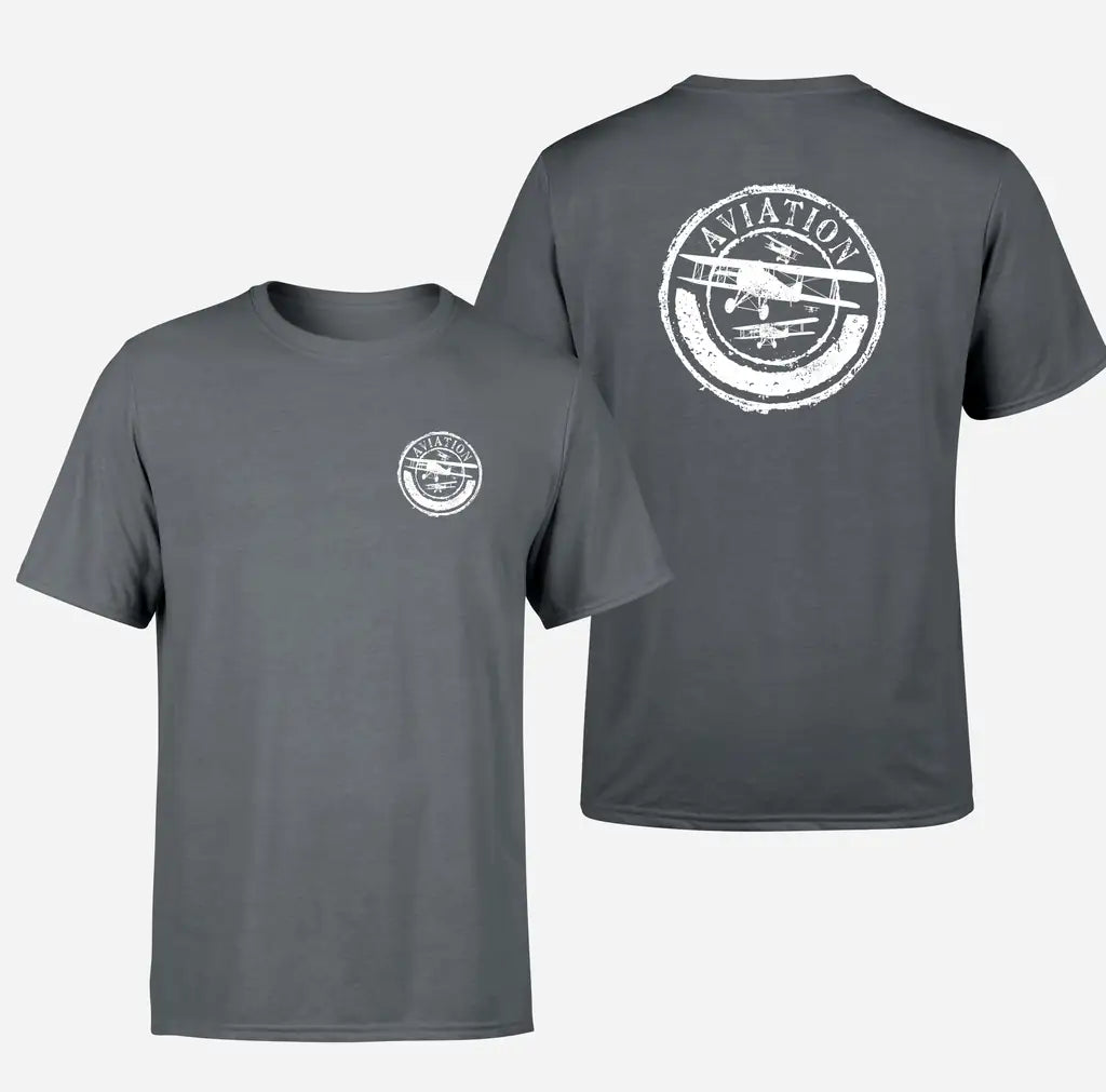 Aviation Lovers design on gray double side