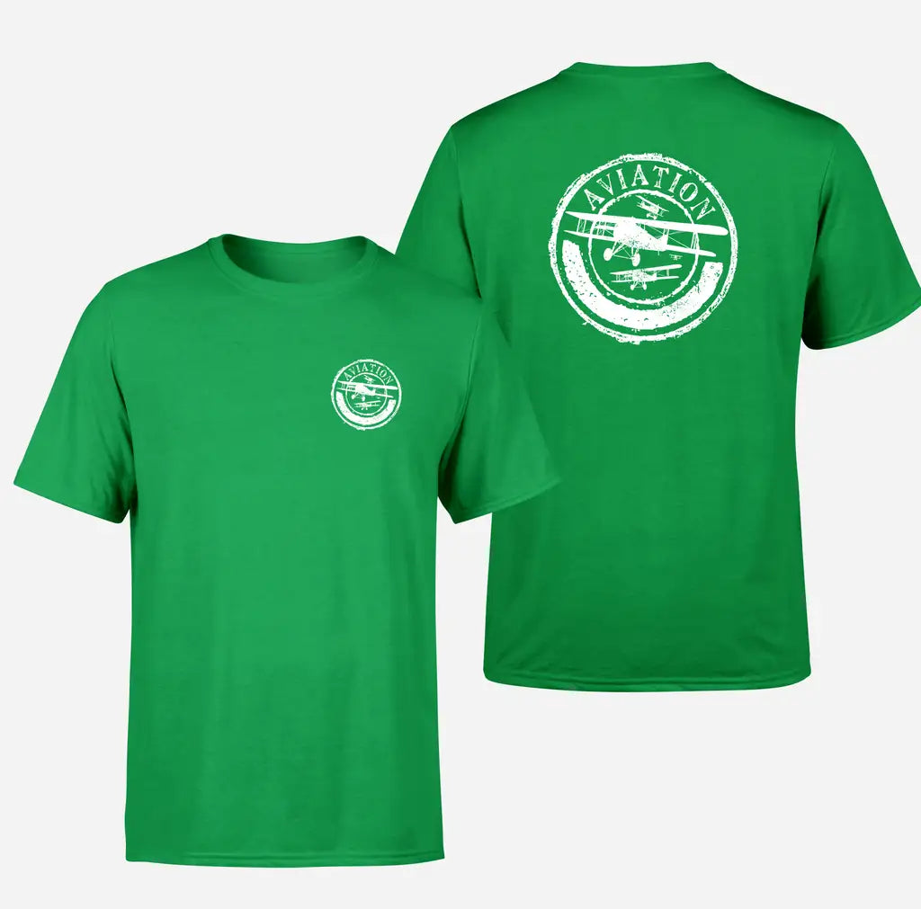 Aviation Lovers design on green double side