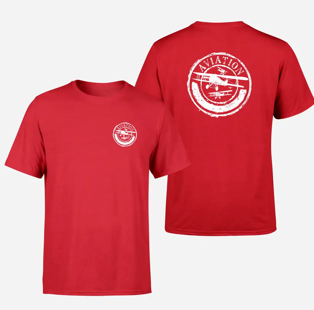 Aviation Lovers design on red double side