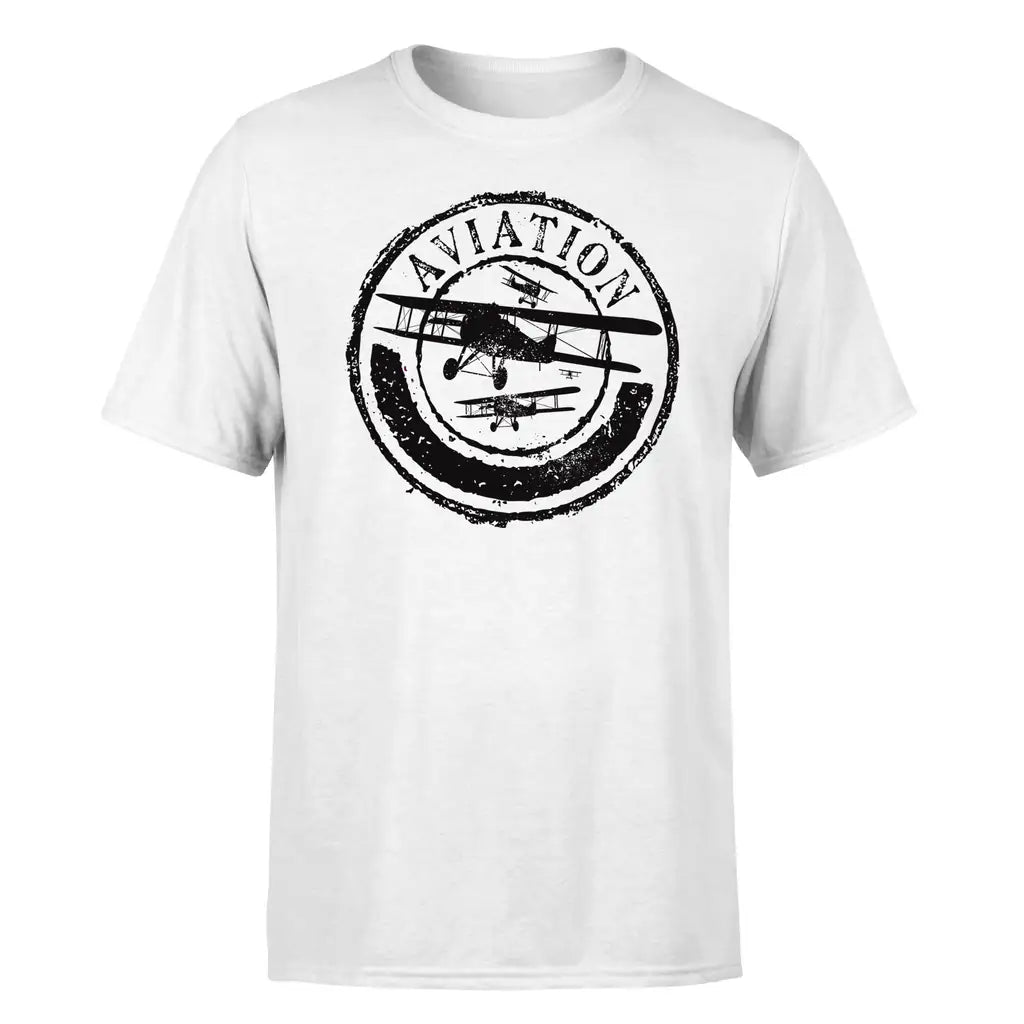 Aviation Lovers design on white single side