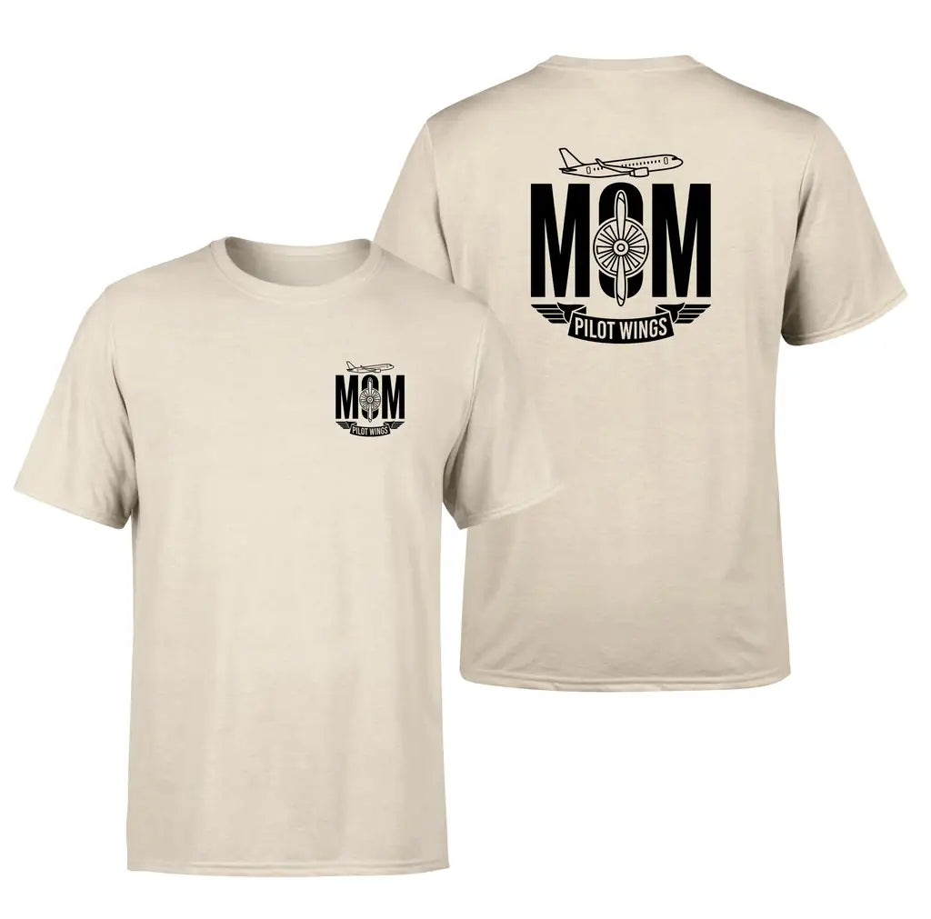 Aviation Mom design on beige double side