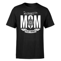 Thumbnail for Aviation Mom design on black single side
