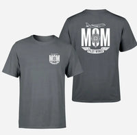 Thumbnail for Aviation Mom design on gray double side