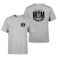 Thumbnail for Aviation Mom design on light gray double side