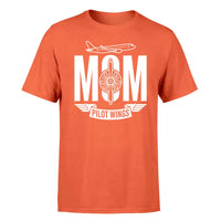 Thumbnail for Aviation Mom design on orange single side