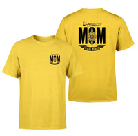 Thumbnail for Aviation Mom design on yellow double side