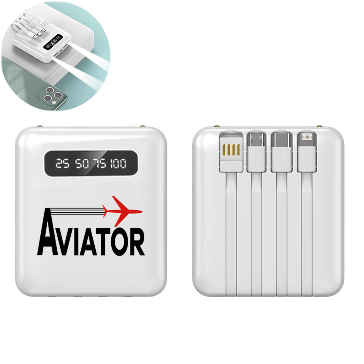Aviator Designed 10000mAh Quick Charge Powerbank