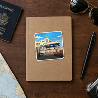 Thumbnail for Avro 689 Tudor II - 3D + Name - Square Sticker - Notebook