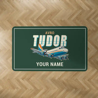 Thumbnail for Avro 689 Tudor II - Cartoon + Name - Rectangle Carpet - Dark Green
