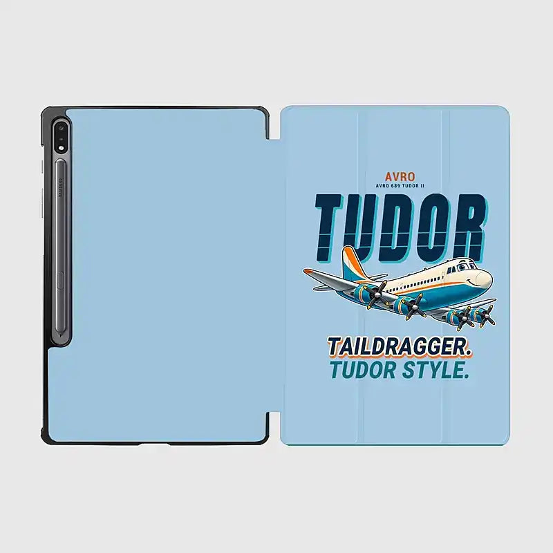 Avro 689 Tudor II - Cartoon - Samsung Tablet - Light Blue