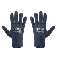 Thumbnail for Avro 689 Tudor II - Gloves - Full - Cartoon + Name - Navy Blue