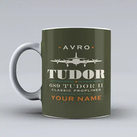 Thumbnail for Avro 689 Tudor II - Heritage + Name - Mug - Green Army