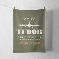 Thumbnail for Avro 689 Tudor II - Heritage + Name - Towel - Green Army