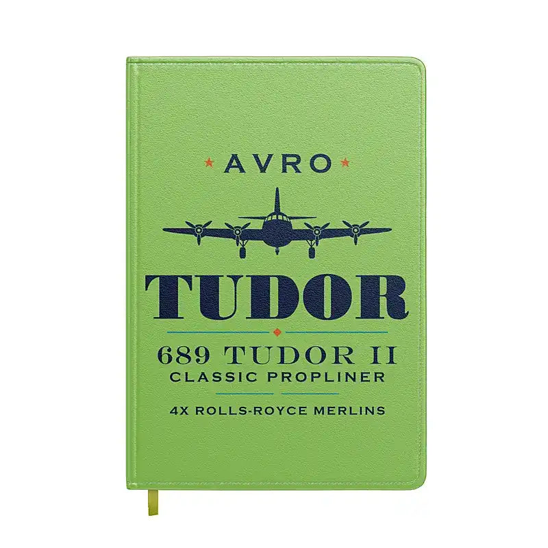 Avro 689 Tudor II - Heritage - Notebook - Light Green