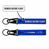 Thumbnail for Avro 689 Tudor II Hawk-Shaped Key Chains - Blue - Heritage - Remove Before Flight