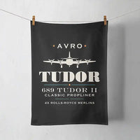 Thumbnail for Avro 689 Tudor II - Heritage - Towel - Black