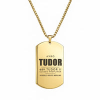 Thumbnail for Avro 689 Tudor II - Necklace - Tag - Gold