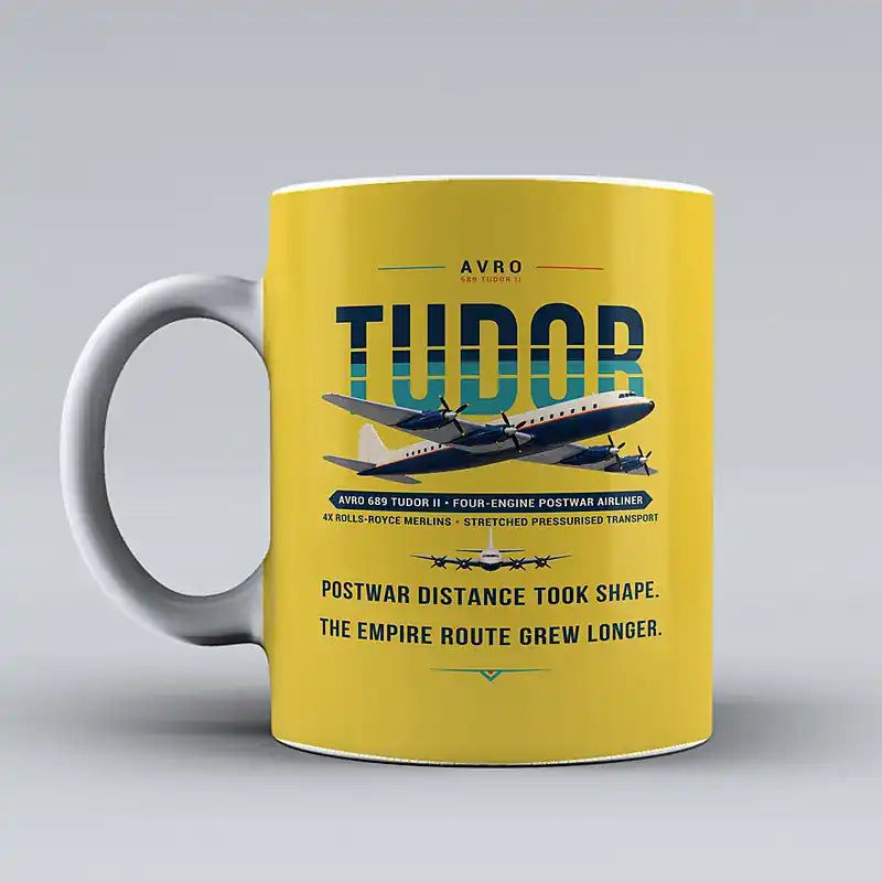 Avro 689 Tudor II - Original - Mug - Yellow