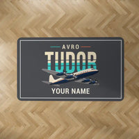 Thumbnail for Avro 689 Tudor II - Original + Name - Rectangle Carpet - Dark Gray